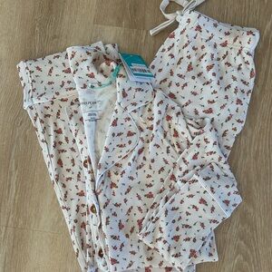 Posh Peanut Women’s Calais Luxe PJ Set XS NWT